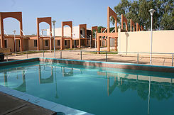 Foto de la piscina de Villa Solariega terminada